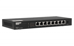 Qnap switch QSW-1108-8T (8x 2,5GbE port, pasivní chlazení, podpora 100M/1G/2,5G)
