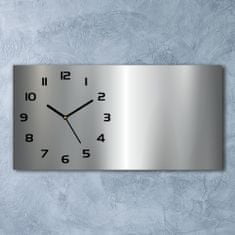 Wallmuralia Skleněné hodiny na stěnu tiché Komové pozadí černé 60x30 cm