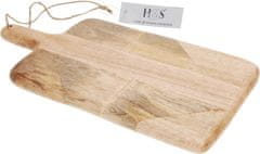 H&S EXCELLENT Prkénko krájecí z mangového dřeva 36 x 18 x 2,2 cm KO-A44710200