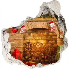 Wallmuralia Samolepící nálepka na zeď Sváteční ozdoby 75x75 cm