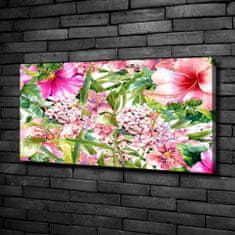 Wallmuralia Foto obraz canvas Květinový vzor 100x50 cm
