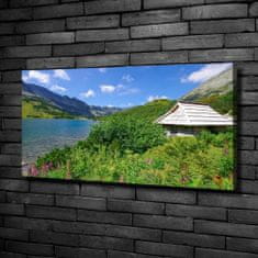 Wallmuralia Foto obraz canvas Domek v Tatrách 100x50 cm