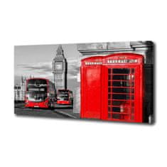 Wallmuralia Foto obraz canvas Červené autobusy 100x50 cm