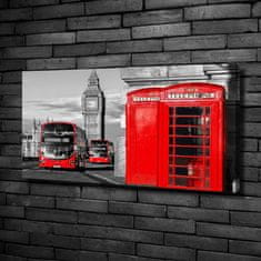 Wallmuralia Foto obraz canvas Červené autobusy 100x50 cm