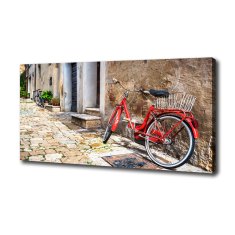Wallmuralia Foto-obraz canvas do obýváku Červené kolo 100x50 cm
