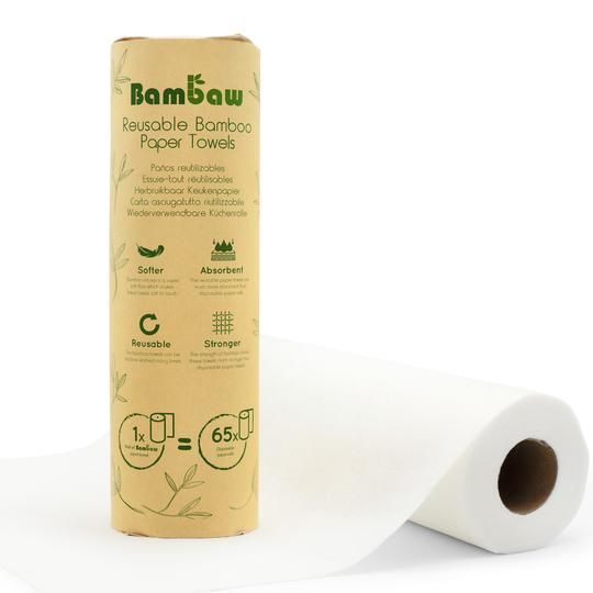 Bambaw Bambaw Bambusové utěrky na opakované použití 20 ks 28x28 cm (20 ks)