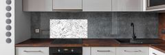 Wallmuralia Skleněný panel do kuchynské linky Ornamenty 100x50 cm