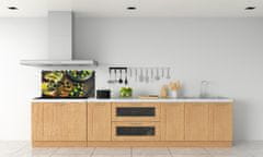 Wallmuralia Skleněný panel do kuchyně Olivy 100x50 cm