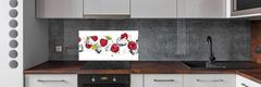 Wallmuralia Panel do kuchyně Malina a voda 100x50 cm