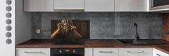 Wallmuralia Panel do kuchyně Africká maska 100x50 cm