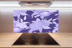 Wallmuralia Panel do kuchyně Květinový vzor 100x50 cm