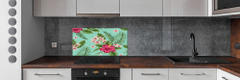 Wallmuralia Panel do kuchyně Havajské květiny 100x50 cm
