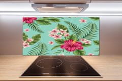Wallmuralia Panel do kuchyně Havajské květiny 100x50 cm