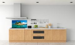 Wallmuralia Panel do kuchyně Tropický ostrov 100x50 cm