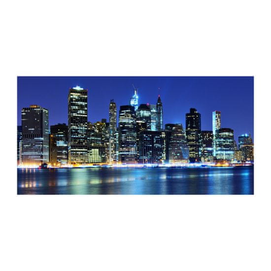 Wallmuralia Foto obraz skleněný horizontální Manhattan New York 2 úchytky