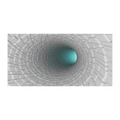 Wallmuralia Foto obraz skleněný horizontální Tunel 3D 125x50 cm 4 úchytky