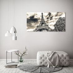 Wallmuralia Foto obraz skleněný horizontální Eiffelova věž Paříž 125x50 cm 4 úchytky
