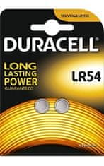 Duracell Baterie LR54, AG10, G10A, V10GA, 189, LR1130, RW89, SR54, 389, 390, 554, 1,5V