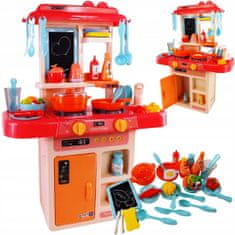 Luxma Dětská kuchyňka s lednicí a 170 plynovými varnými deskami