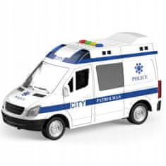 Luxma Auto policejní auto Policie otevírá dveře 1:16 WY590BP
