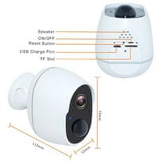 Secutek 100% Bezdrátová bezpečnostní kamera SRT-OG06TA