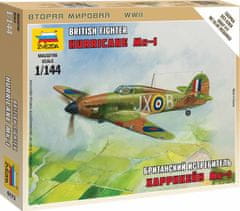 Zvezda  Wargames (WWII) letadlo 6173 - British Fighter "Hurricane Mk-1" (1:144)