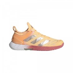 Adidas Dámské tenisové boty adizero ubersonic 4 W 8,5 Oranžová / Stříbrná / Světle růžová