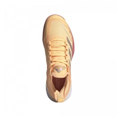 Adidas Dámské tenisové boty adizero ubersonic 4 W 8,5 Oranžová / Stříbrná / Světle růžová