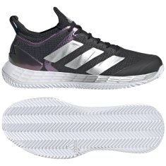 Adidas Dámské tenisové boty adizero Ubersonic 4 W Clay 3,5 Černá / Stříbrná / Bílá