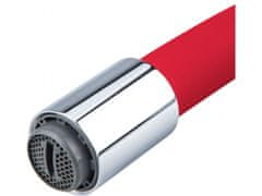 BALLETTO Baterie umyvadlová, stojánková s flexibilním ramínkem, 35mm, červená
