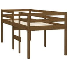 Greatstore Patrová postel medově hnědá 75 x 190 cm masivní borové dřevo