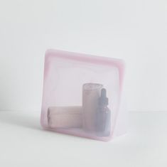 Stasher Stasher silikonový sáček na potraviny - Stand up midi, 1,5l Barva: růžová, Barva original: Rainbow Pink, material 1: Platinový silikon