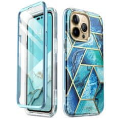 SUPCASE Cosmo pancéřové pouzdro na iPhone 14 PRO MAX 6.7" Ocean blue
