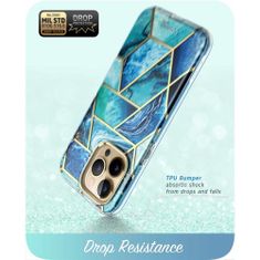 SUPCASE Cosmo pancéřové pouzdro na iPhone 14 PRO MAX 6.7" Ocean blue
