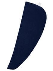 SIIN Ručník na vlasy Mosela tmavě modrá 65 cm x 23 cm