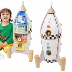 Classic world Dřevěný raketový domeček CLASSIC WORLD pro děti +