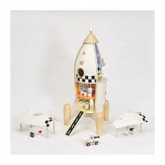 Classic world Dřevěný raketový domeček CLASSIC WORLD pro děti +