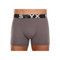 Styx 3PACK pánské boxerky long sportovní guma vícebarevné (U9696863) - velikost XL