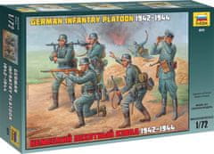 Zvezda  Wargames figurky 8078 - German Infantry WWII (1:72)