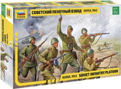 Zvezda  Wargames figurky 8077 - Soviet Infantry WWII (1:72)