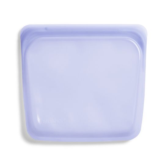 Stasher Sáček silikonový na potraviny Stasher - Sandwich, 450ml Barva: světlé fialová, Barva original: Rainbow Lavender, material 1: Platinový silikon