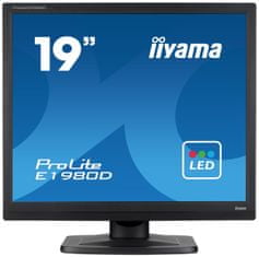 iiyama 19" LCD ProLite E1980D-B1 - 5ms,DVI,TN