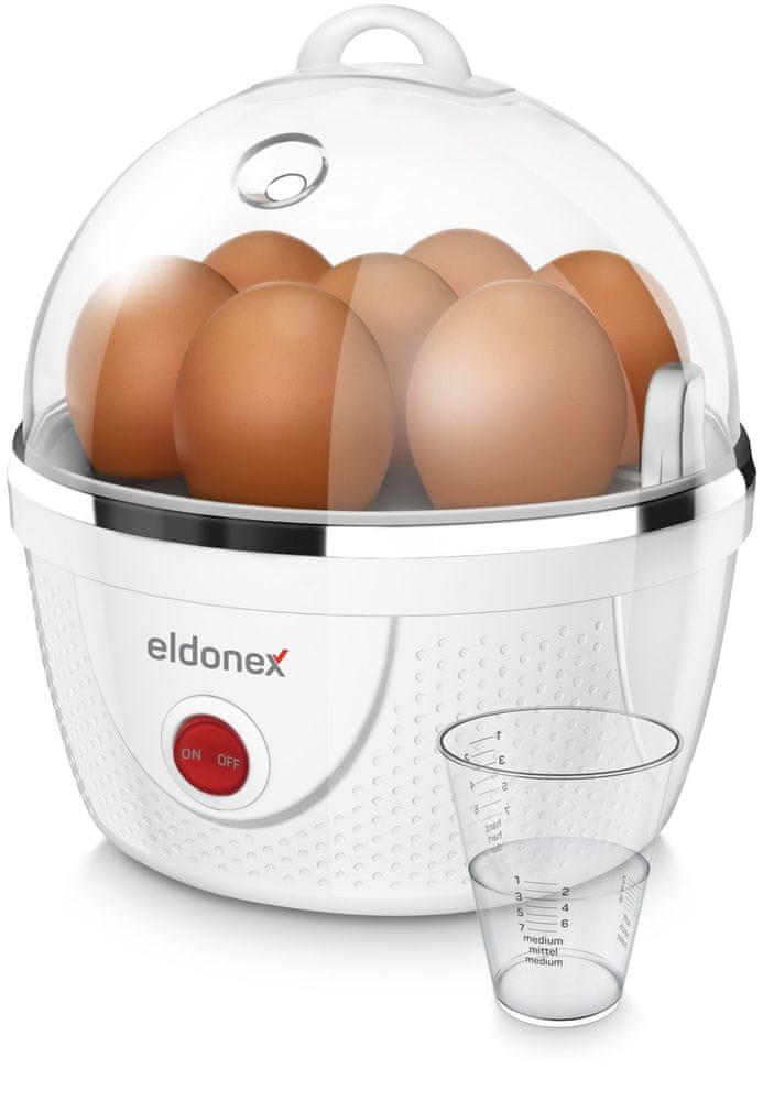 Levně Eldonex vařič vajec EggMaster, BÍLÝ