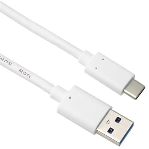 3M Kabel USB-C - USB 3.0 A (USB 3.2 generation 2, 3A, 10Gbit/s) bílý