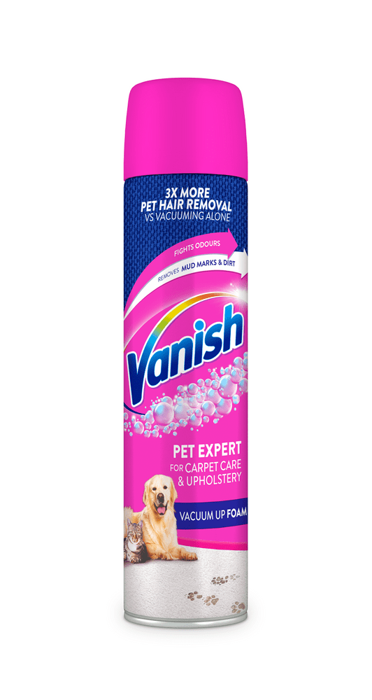 Levně Vanish Pet Expert čisticí pěna na koberce a čalounění 600 ml