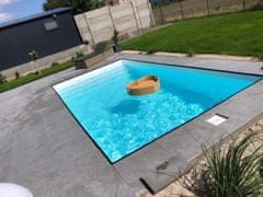 Kompletní bazénový set DORY 6x3x1.5m - plastový bazén hranatý