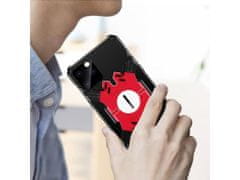 Bomba Luxusní spider hliníkový obal pro iphone - černo-červený Model: iPhone 11