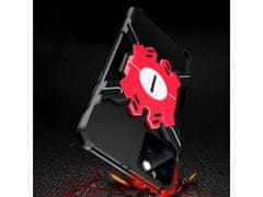 Bomba Luxusní spider hliníkový obal pro iphone - černo-červený Model: iPhone XR
