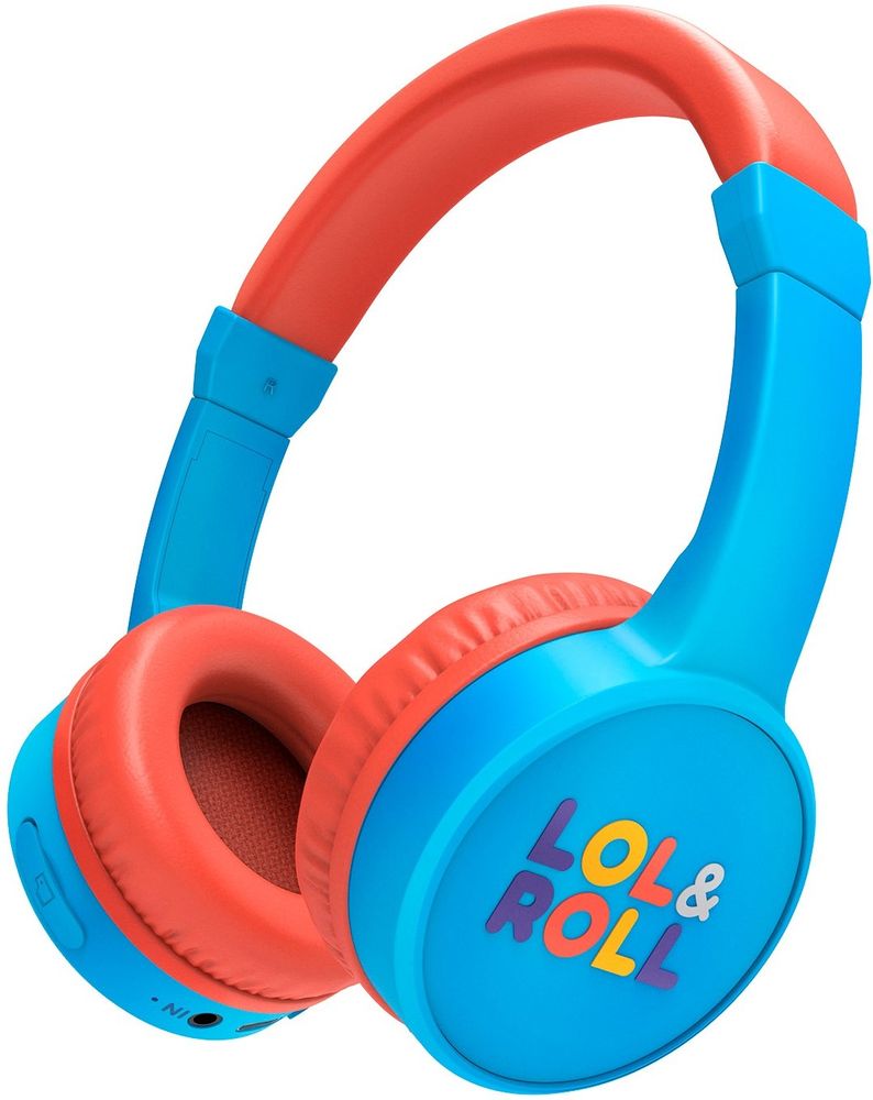 Energy Sistem Lol&Roll Pop Kids Bluetooth Headphones, modrá/oranžová
