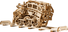 Wooden city 3D puzzle Dream Express s kolejemi 220 dílů